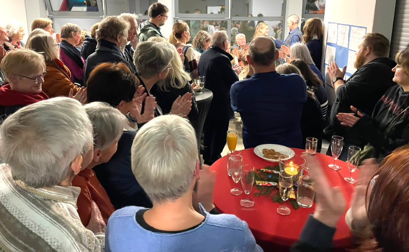 Ortsvorsteherin Gabriele Hoferichter und OB Martin Horn